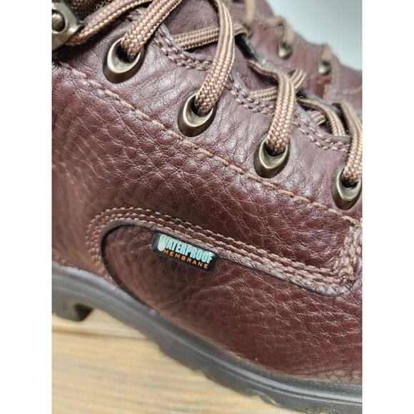 Timberland Pro Boots Mens Size 11.5 M Titan Alloy Toe Work Dark Mocha Leather main image 4